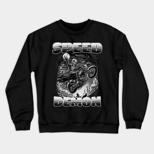 Speed Demon Motorcycle Crewneck Sweatshirt